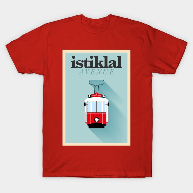 Istiklal Avenue T-Shirt by kursatunsal